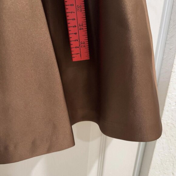 BCBG MAXAZRIA Tulle Satin Skirt Tutu Brown Size 2 Maxi Formal Y2K Elegant - Picture 4 of 10